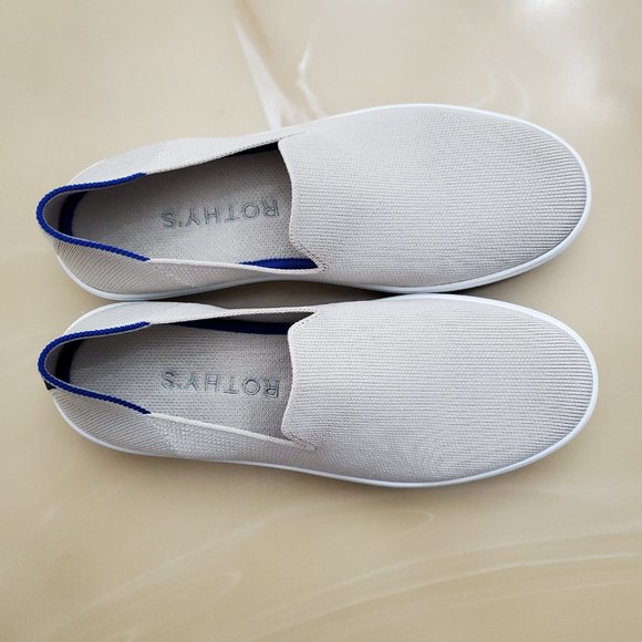 Rothy's The Original Slip On Sneaker in Sand - Picture 11 of 15